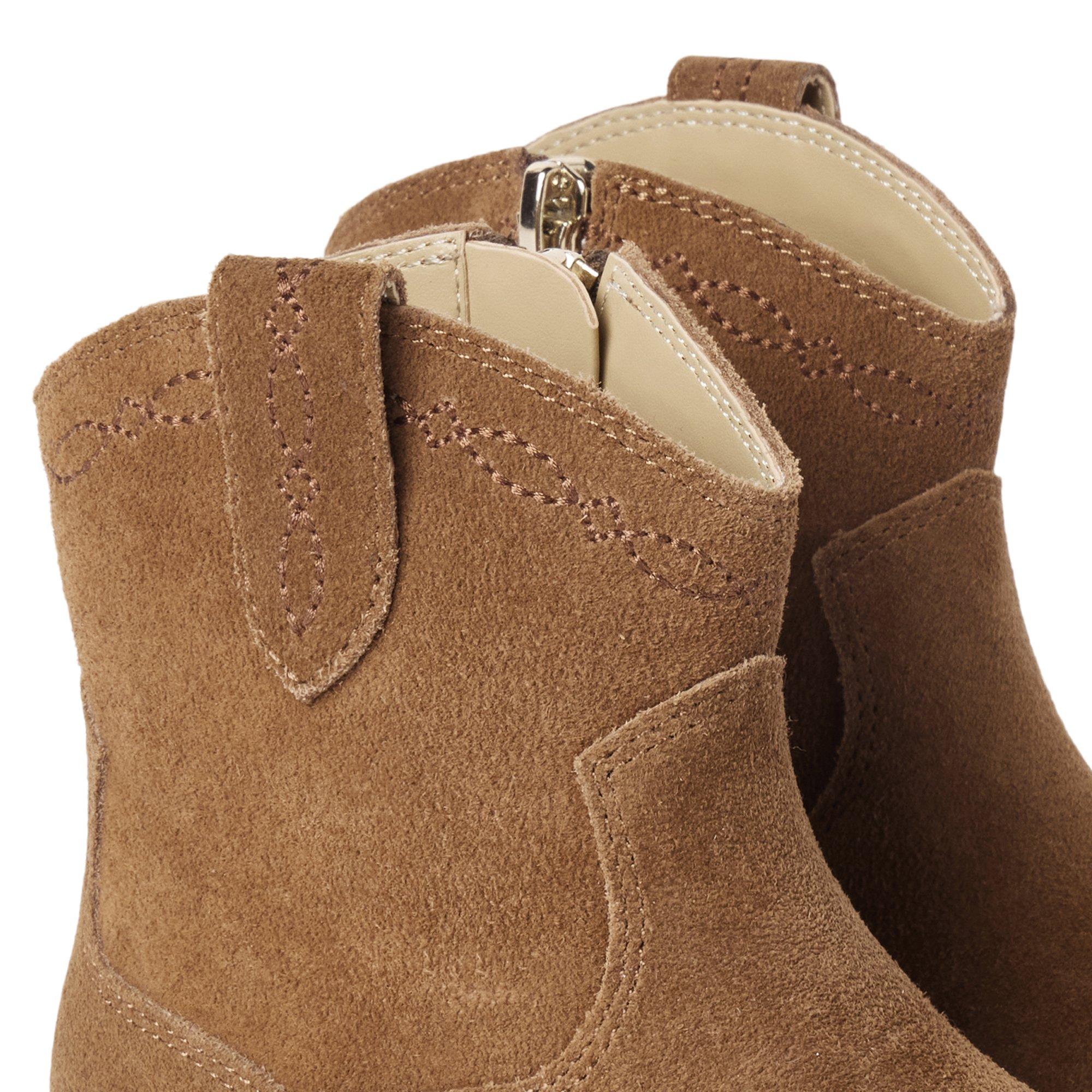 Suede Cowgirl Bootie image number 1