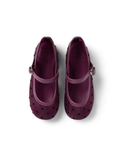 Mesh Dot Ballet Flat