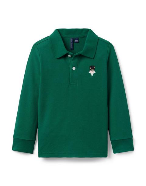 Embroidered Nutcracker Pique Polo