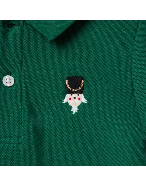 Embroidered Nutcracker Pique Polo