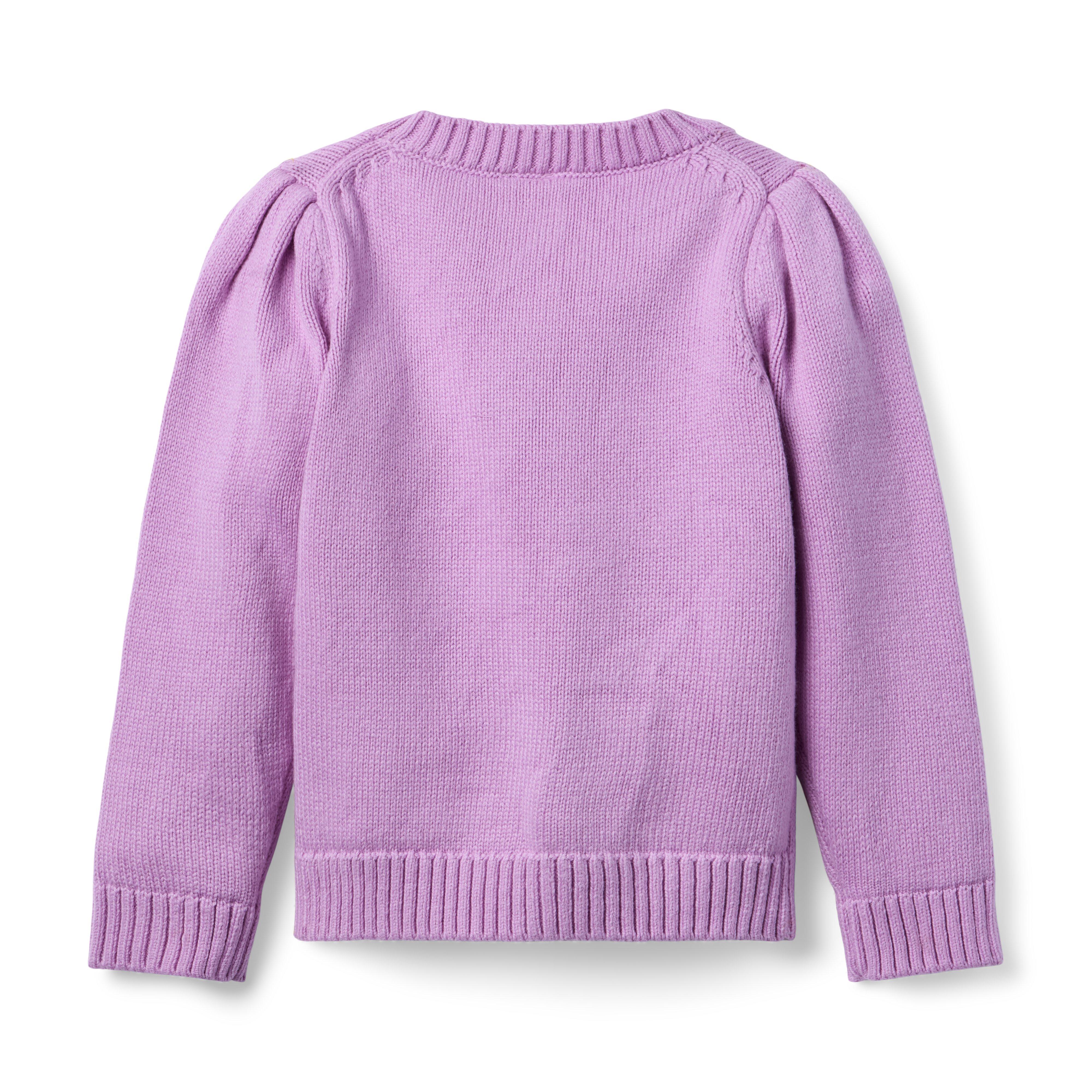 Embroidered Floral Sweater image number 2
