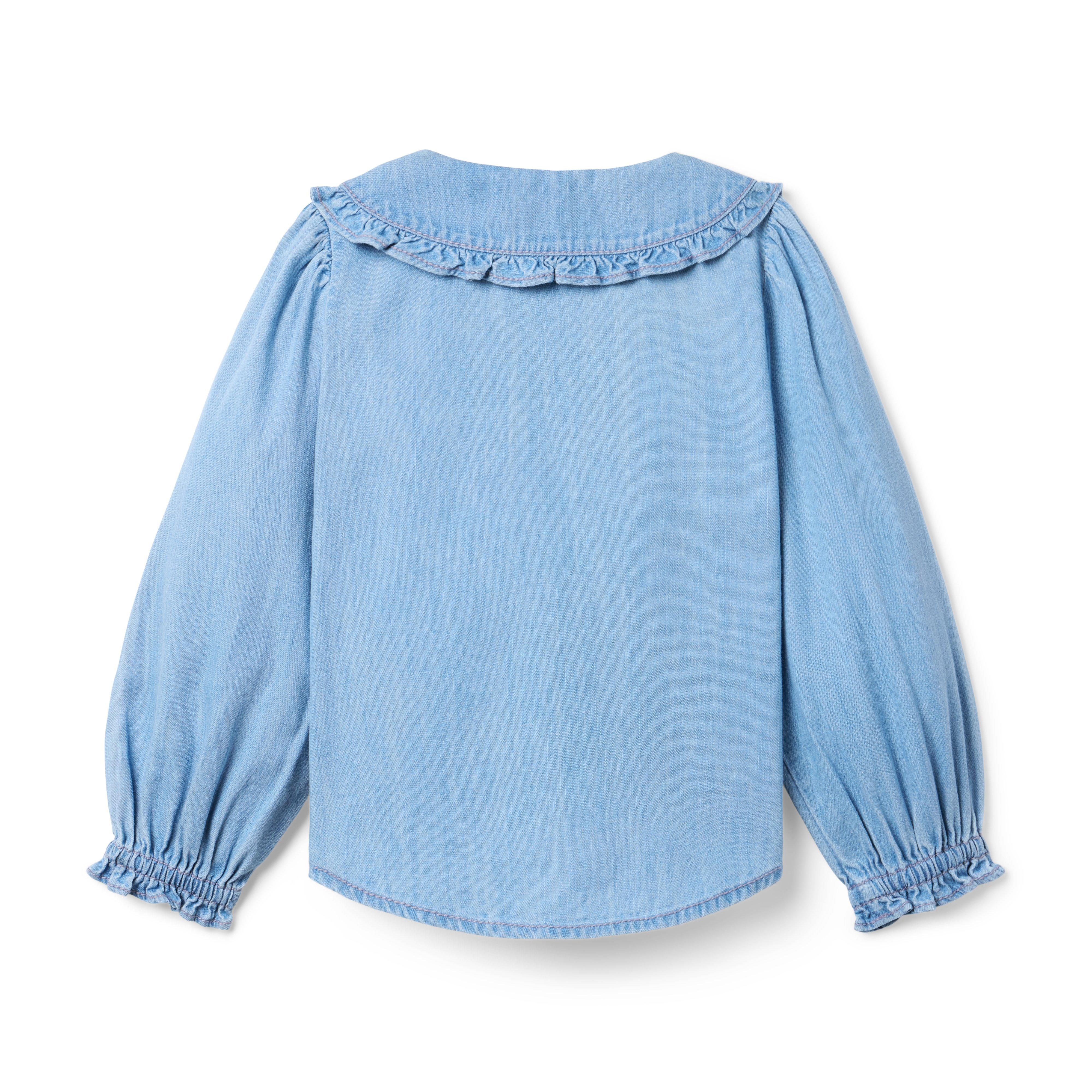 The Chambray Collared Top image number 2