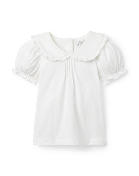 The Puff Sleeve Collared Top
