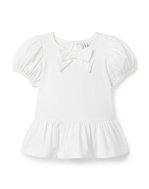 The Peplum Bow Top