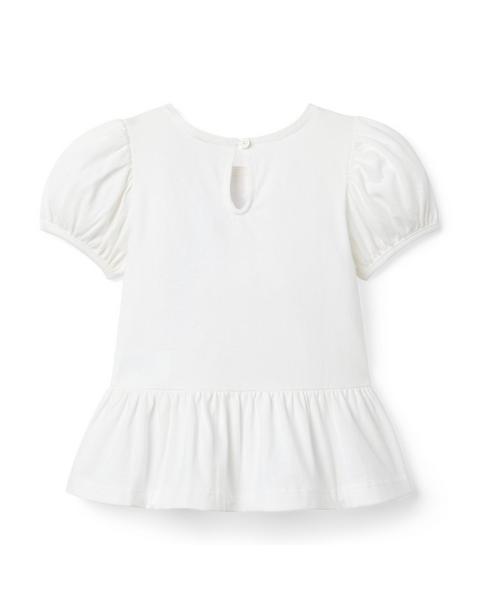 The Peplum Bow Top