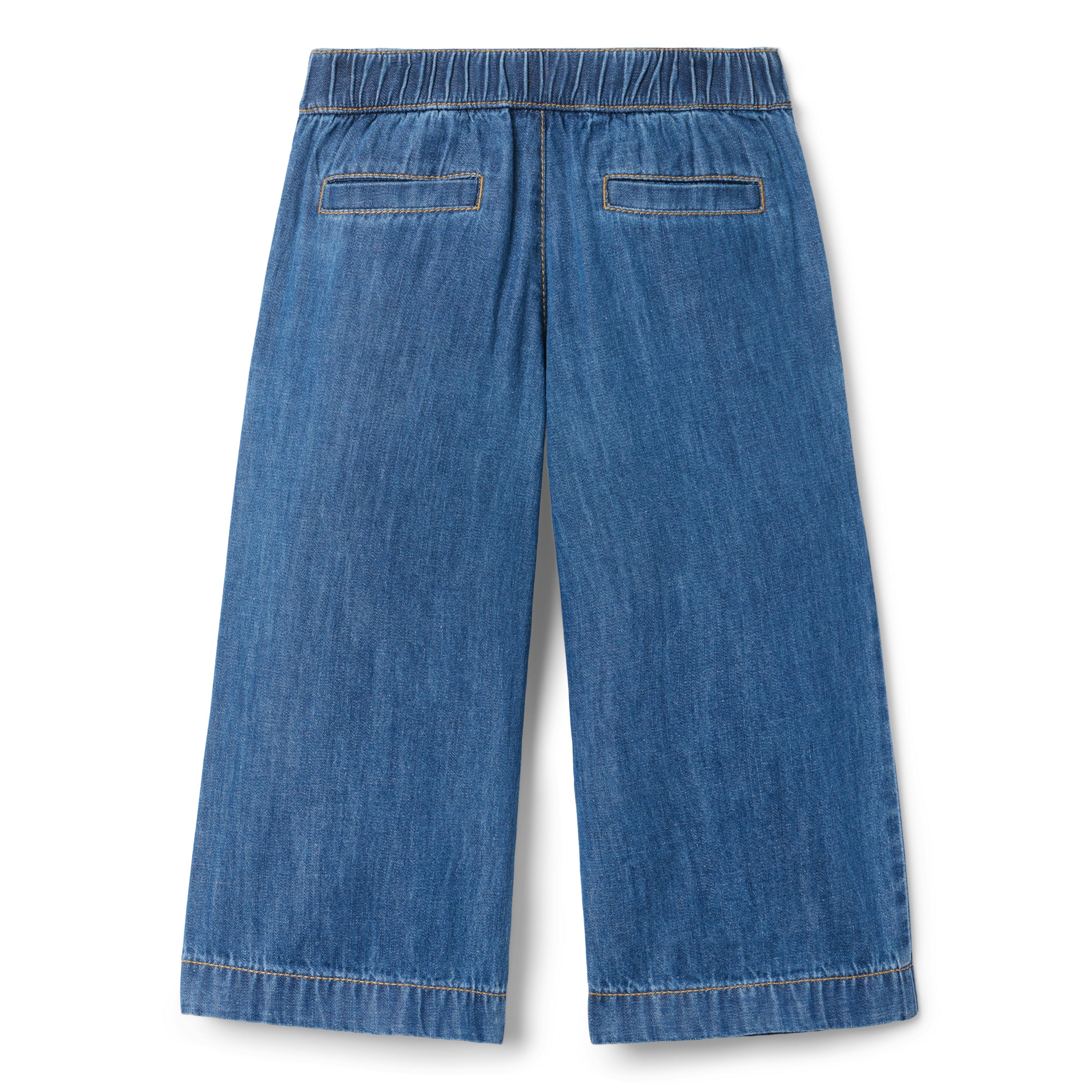 The Chambray Wide Leg Pant image number 1