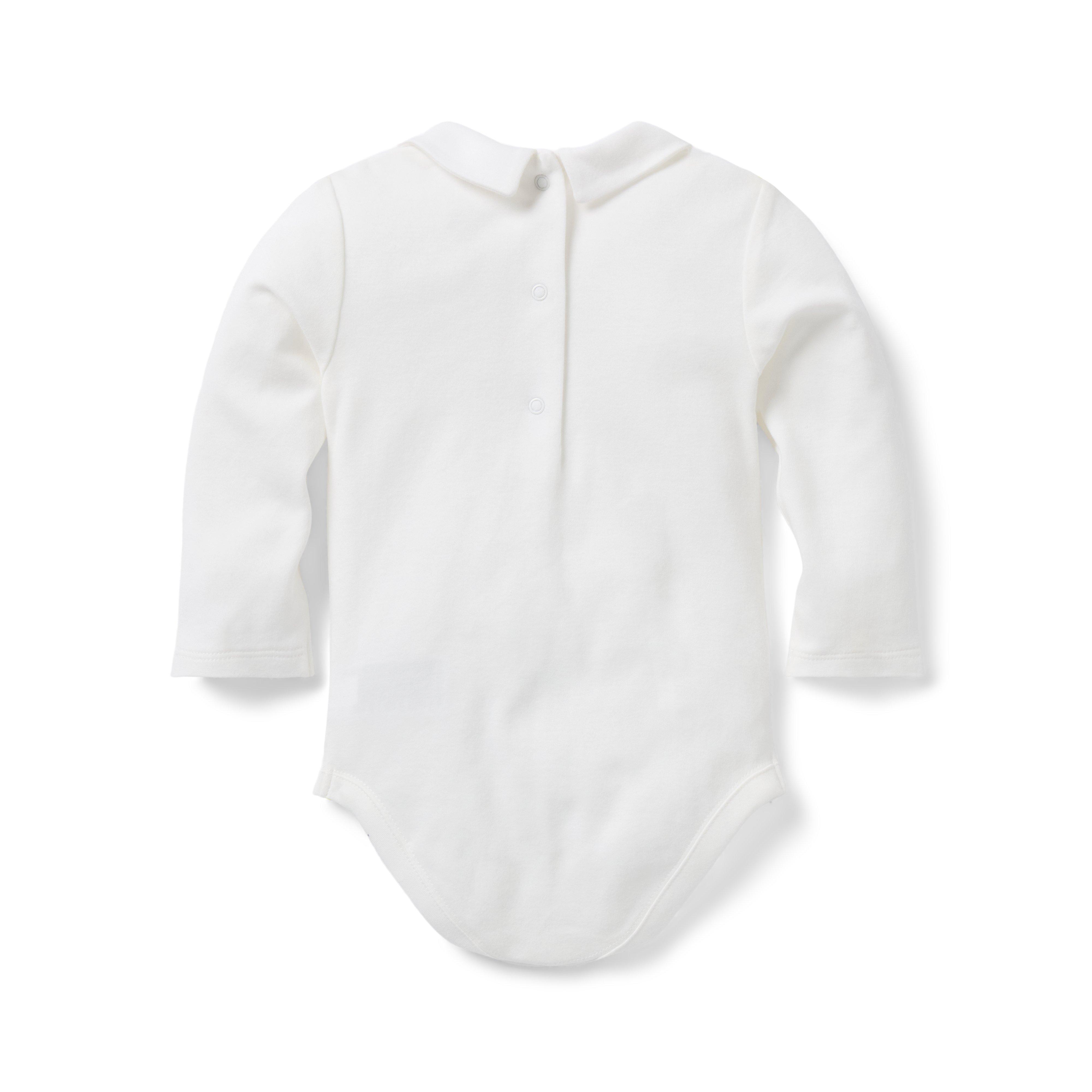 Baby Embroidered Pumpkin Bodysuit image number 2