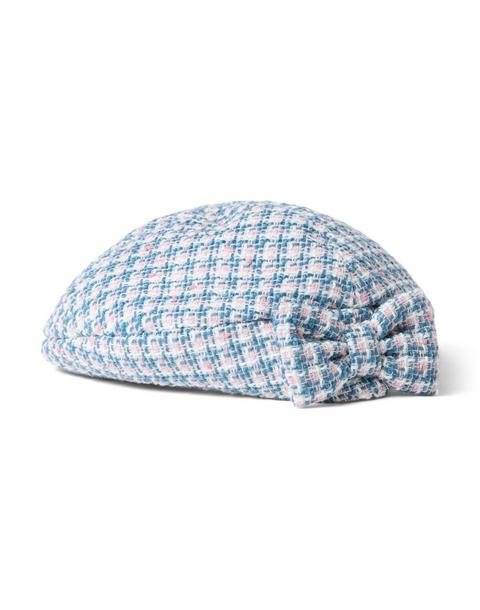 Tweed Bow Beret