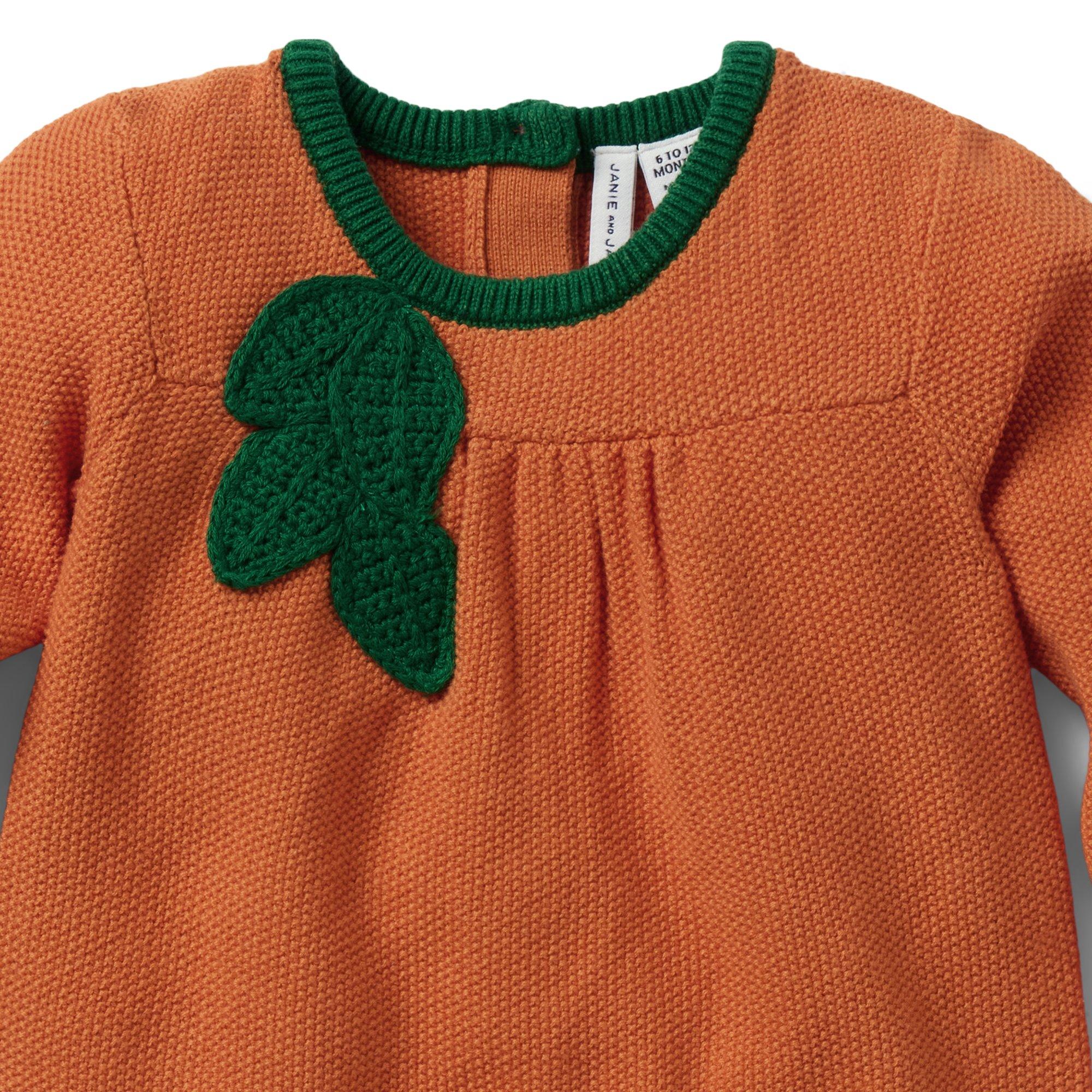 Baby Pumpkin Romper image number 1