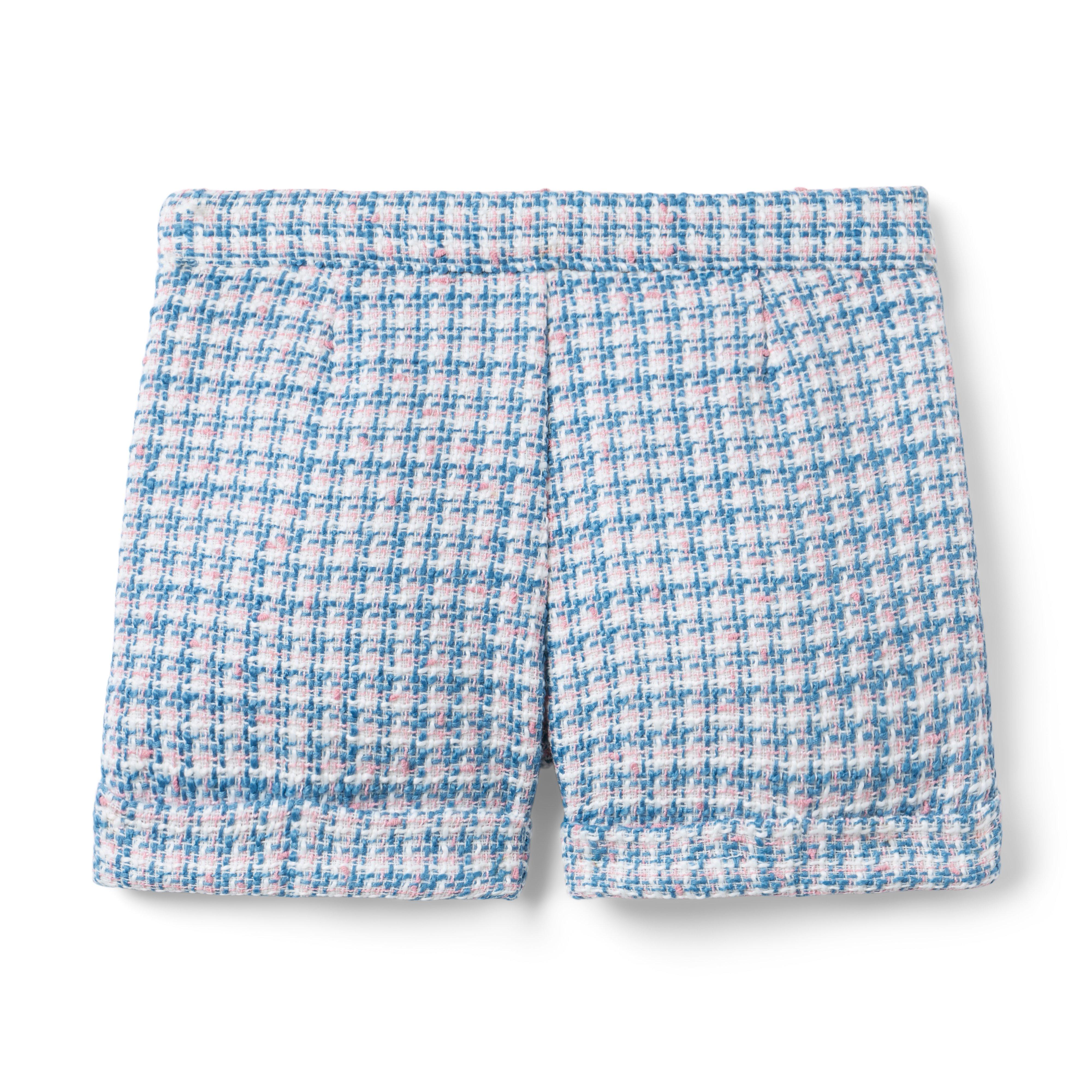 Pleated Tweed Short image number 2