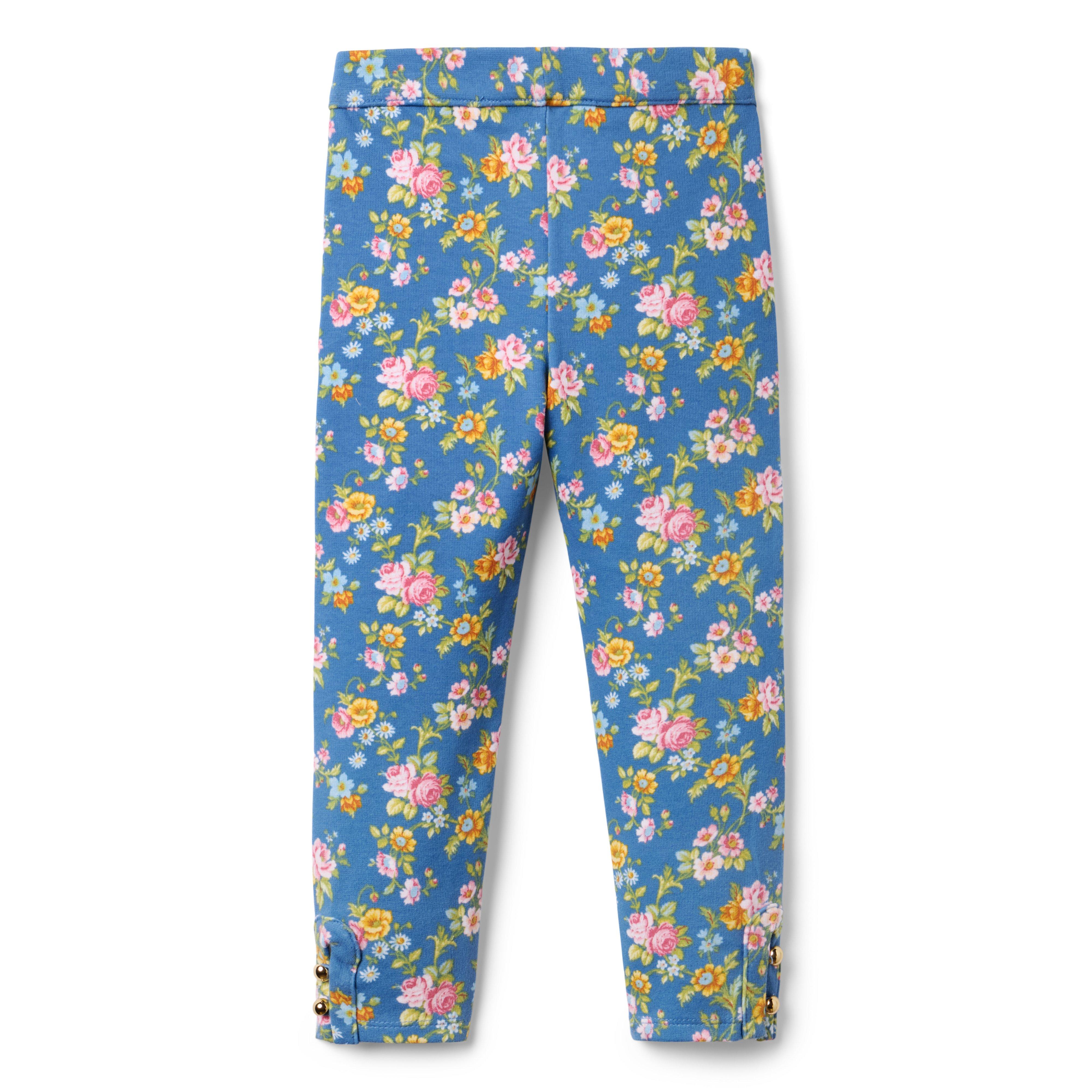 Floral Button Cuff Ponte Pant image number 2