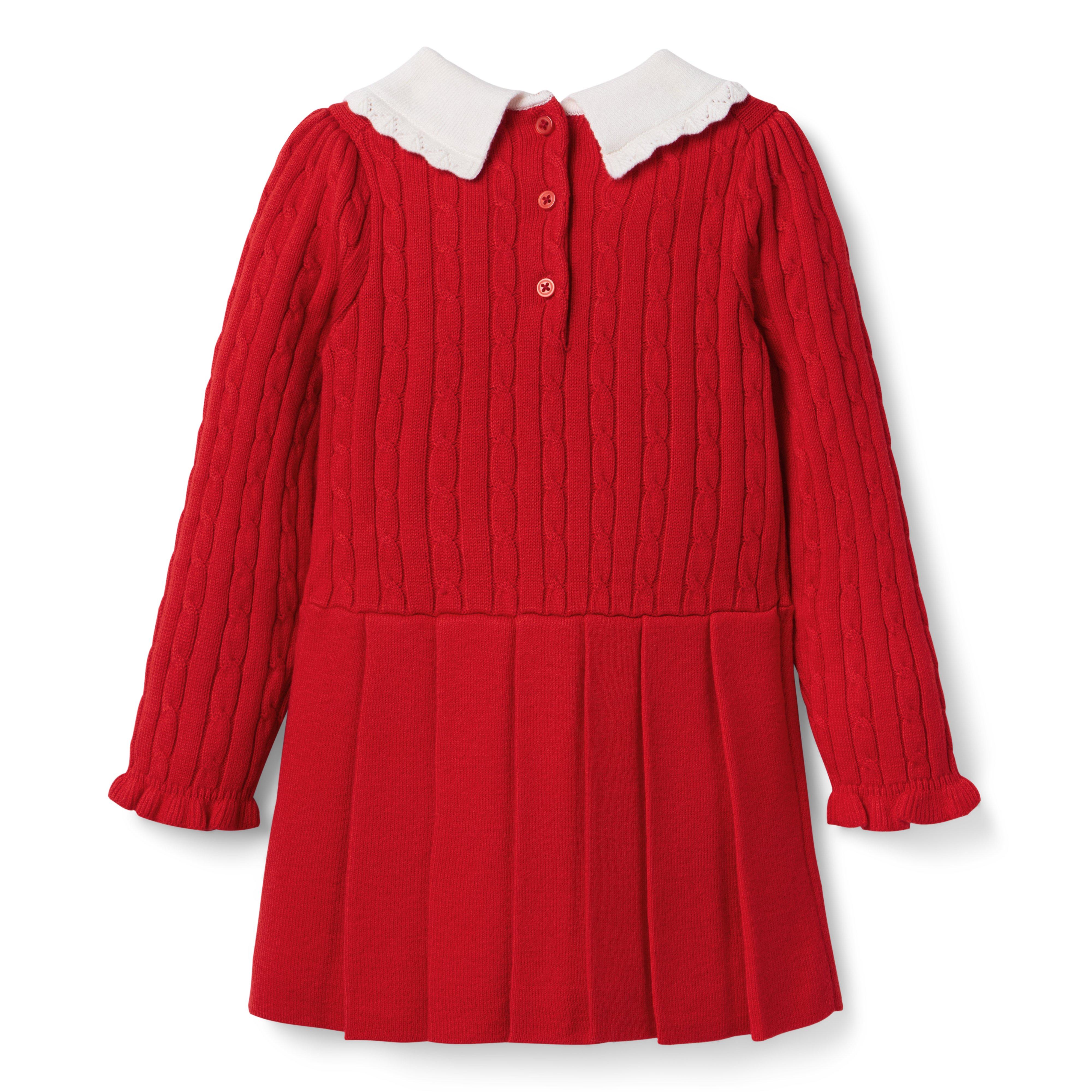 The Collared Cable Knit Sweater Dress image number 1