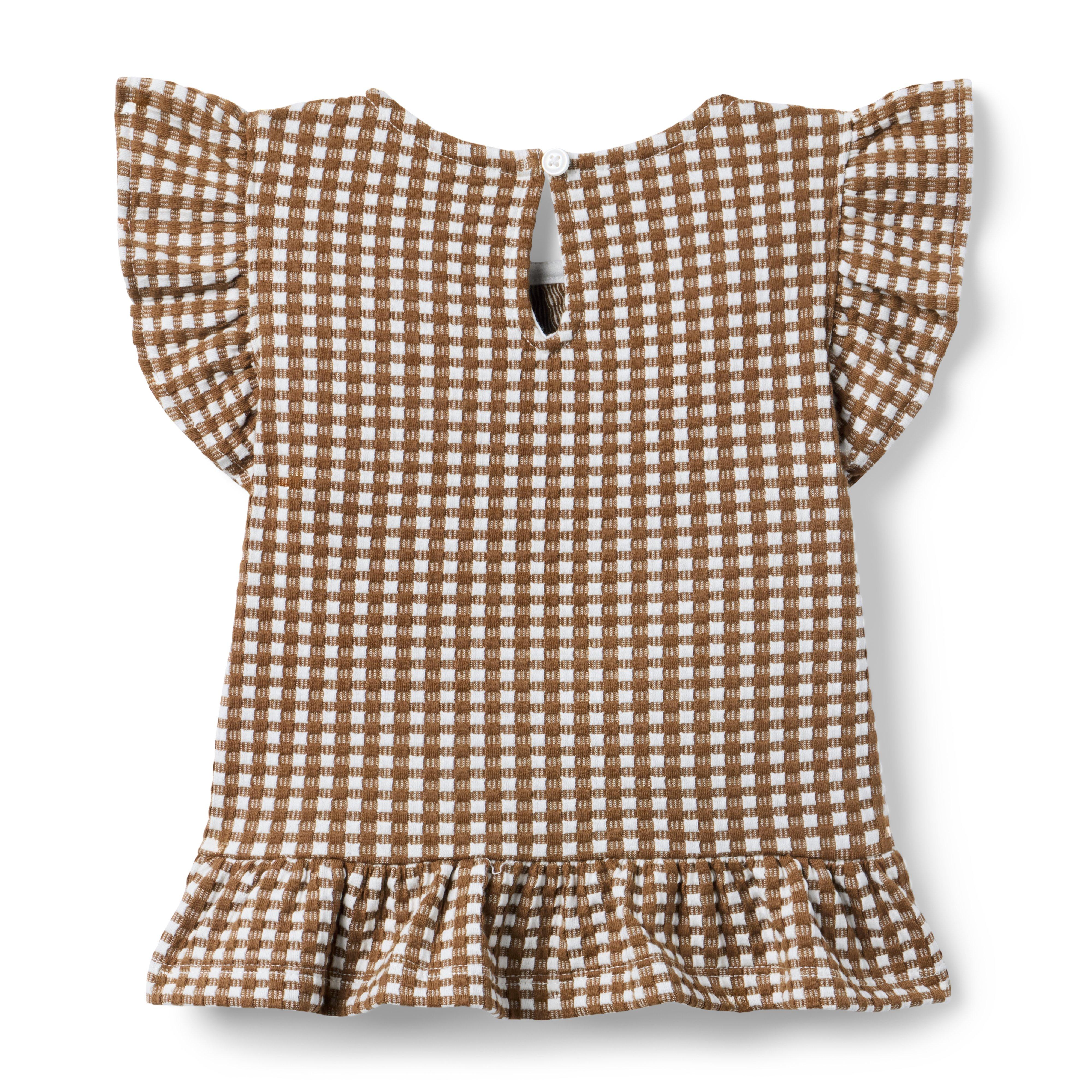 Gingham Ruffle Top image number 2