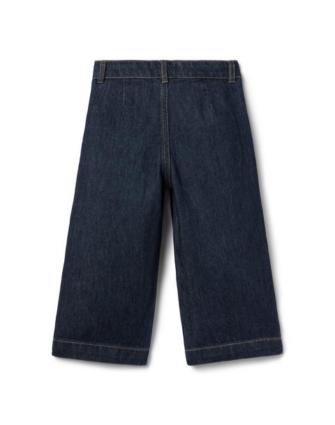 The Patch Pocket Wide Leg Jean In Dark Wash