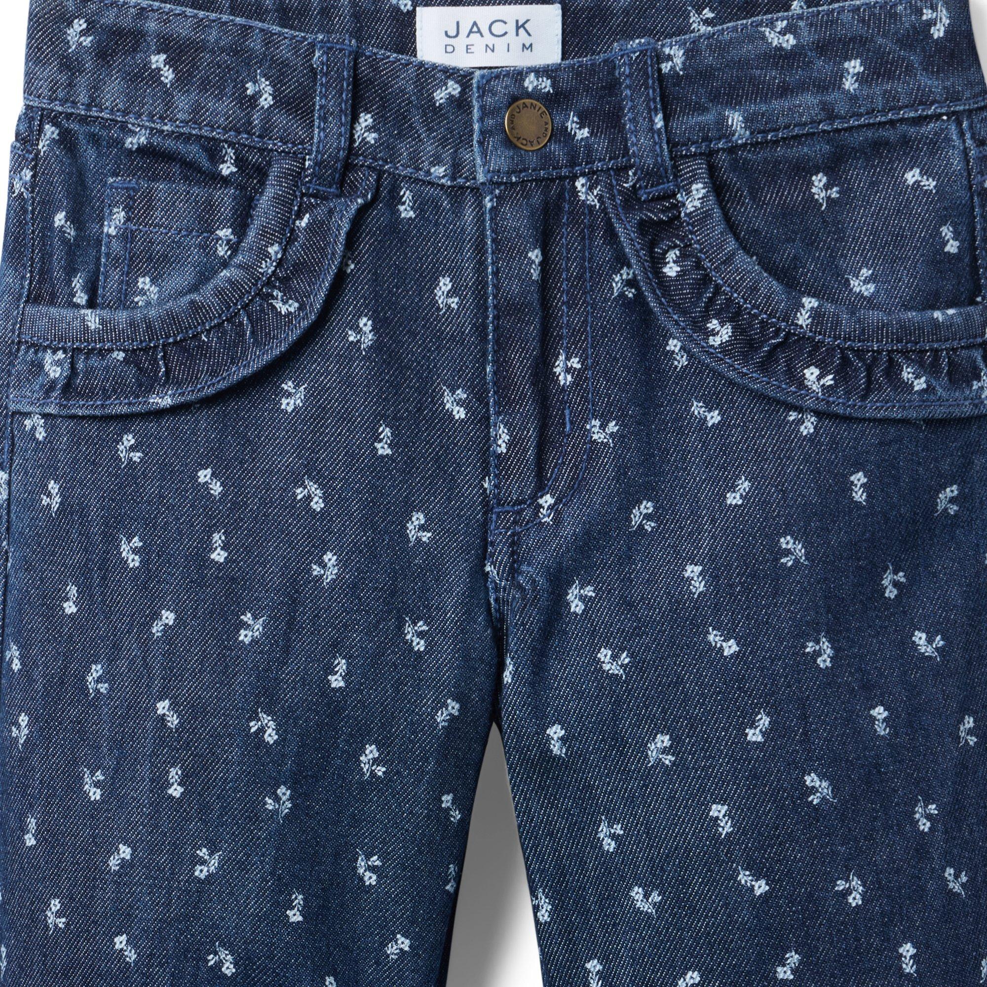 The Floral Barrel Leg Jean image number 1