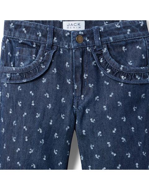 The Floral Barrel Leg Jean