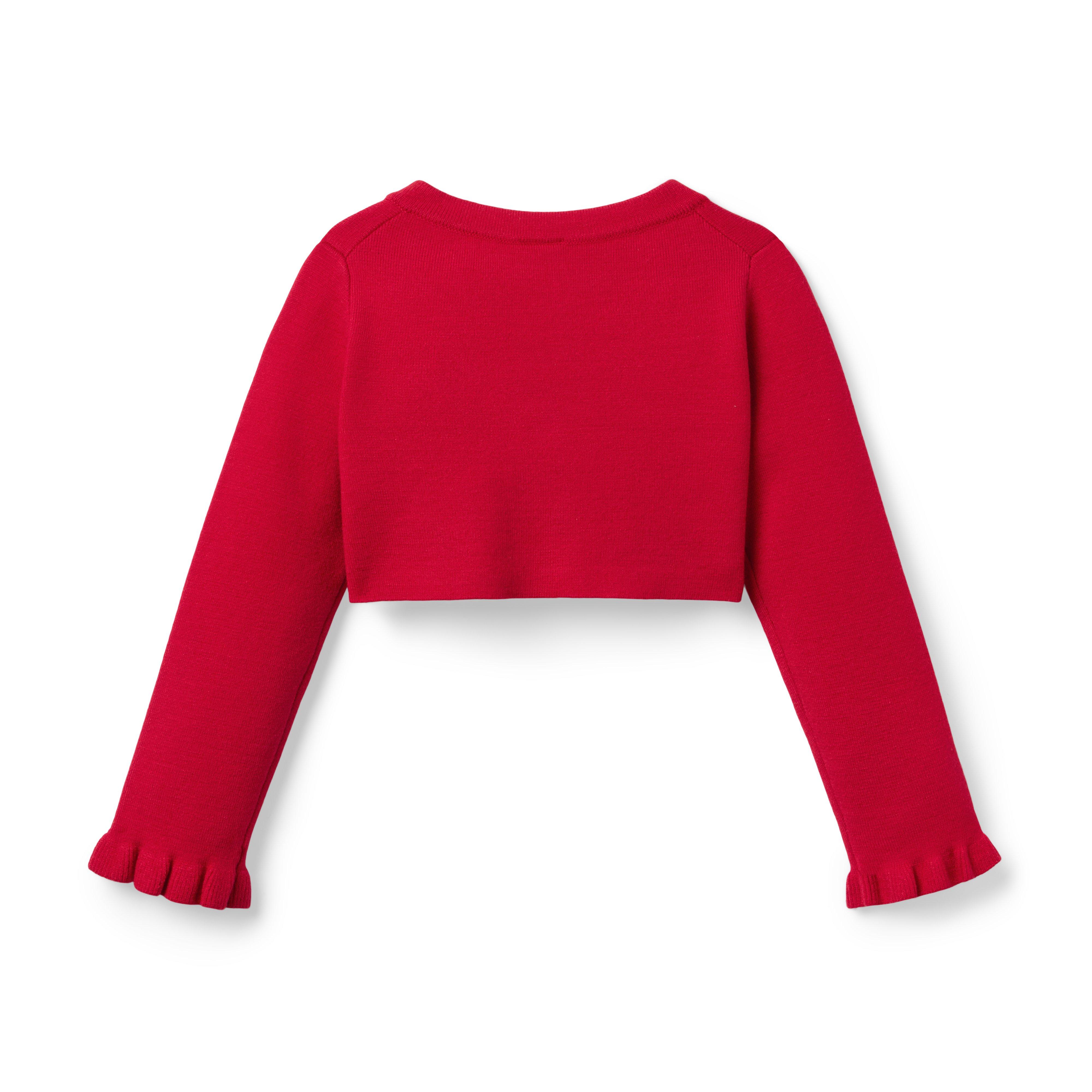 Bow Rosette Cropped Cardigan image number 1
