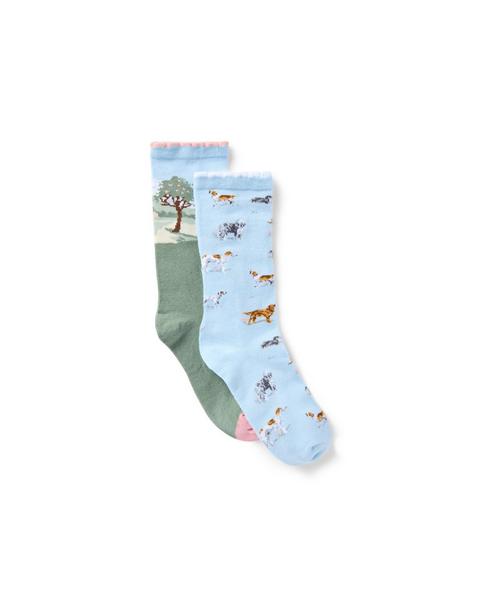 Dog Friends Sock 2-Pack