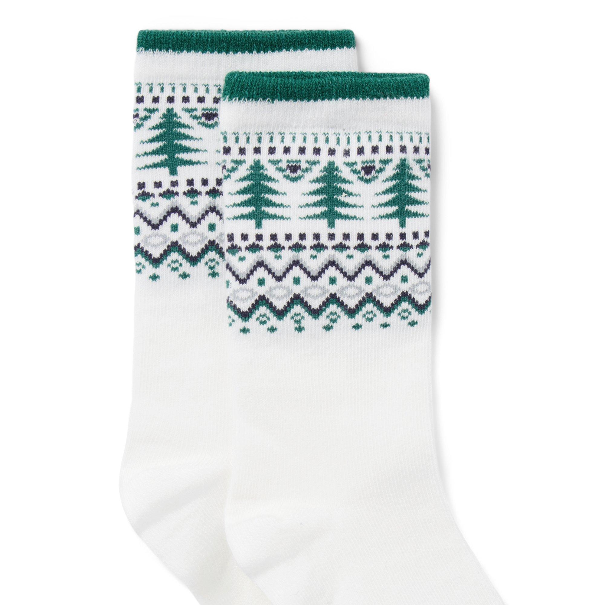 Evergreen Fair Isle Sock image number 1