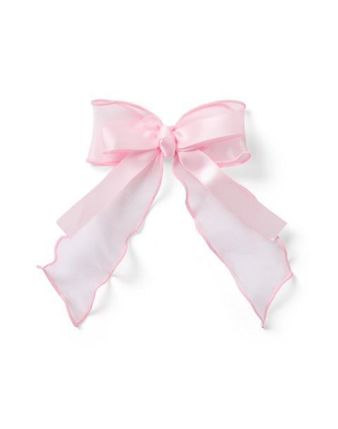 Chiffon Bow Barrette