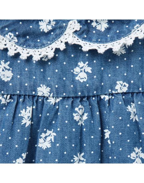 Baby Floral Chambray Matching Set