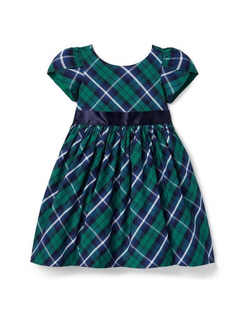 The Bow-Tied Tartan Dress