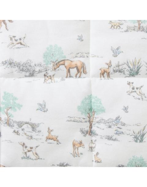 Baby Quilted Meadow Toile Blanket