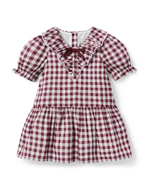 Gingham Ruffle Dress