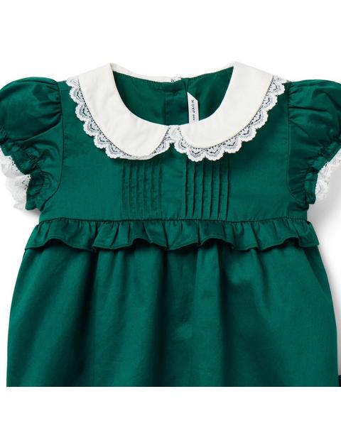 Baby Sateen Collared Matching Set
