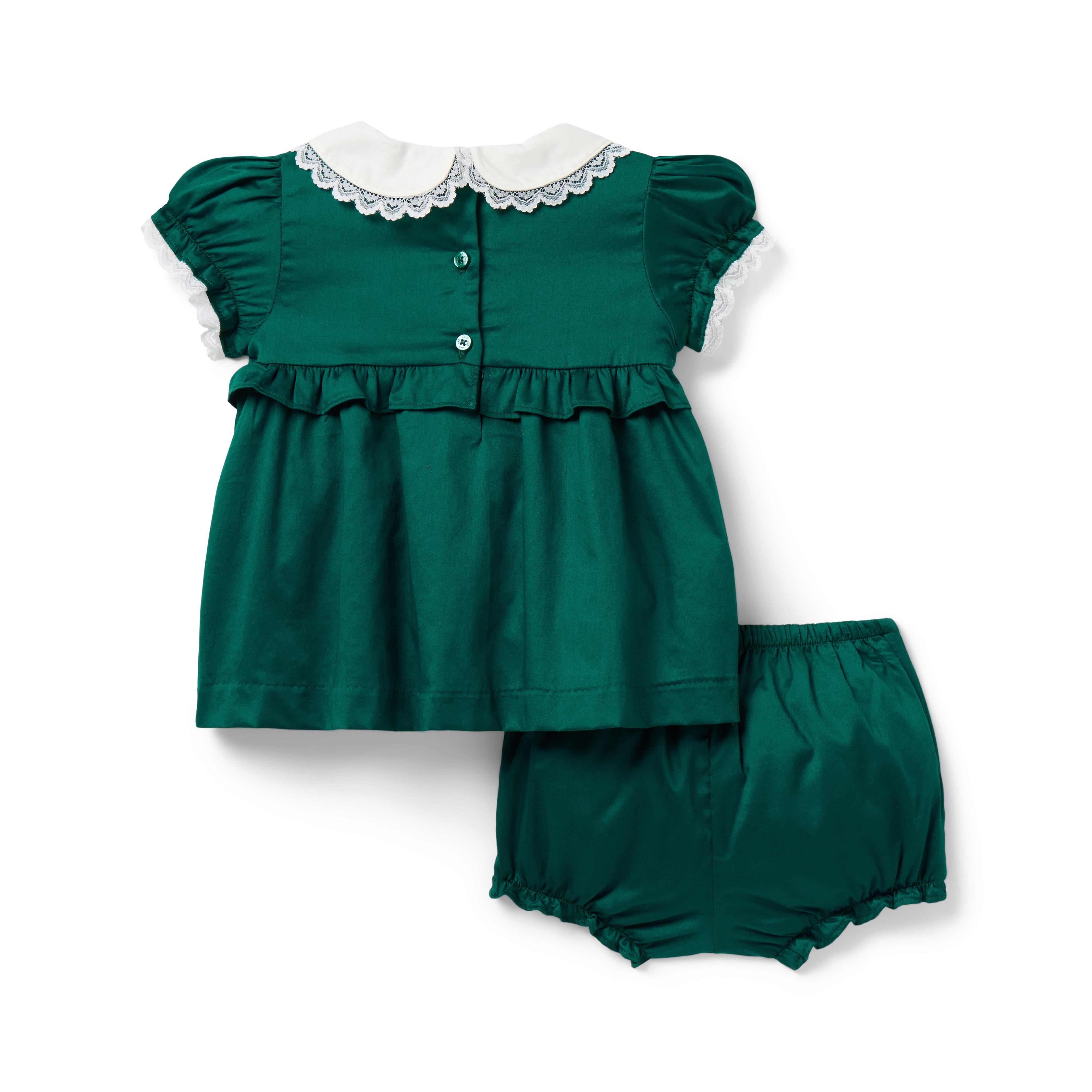 Baby Sateen Collared Matching Set image number 2