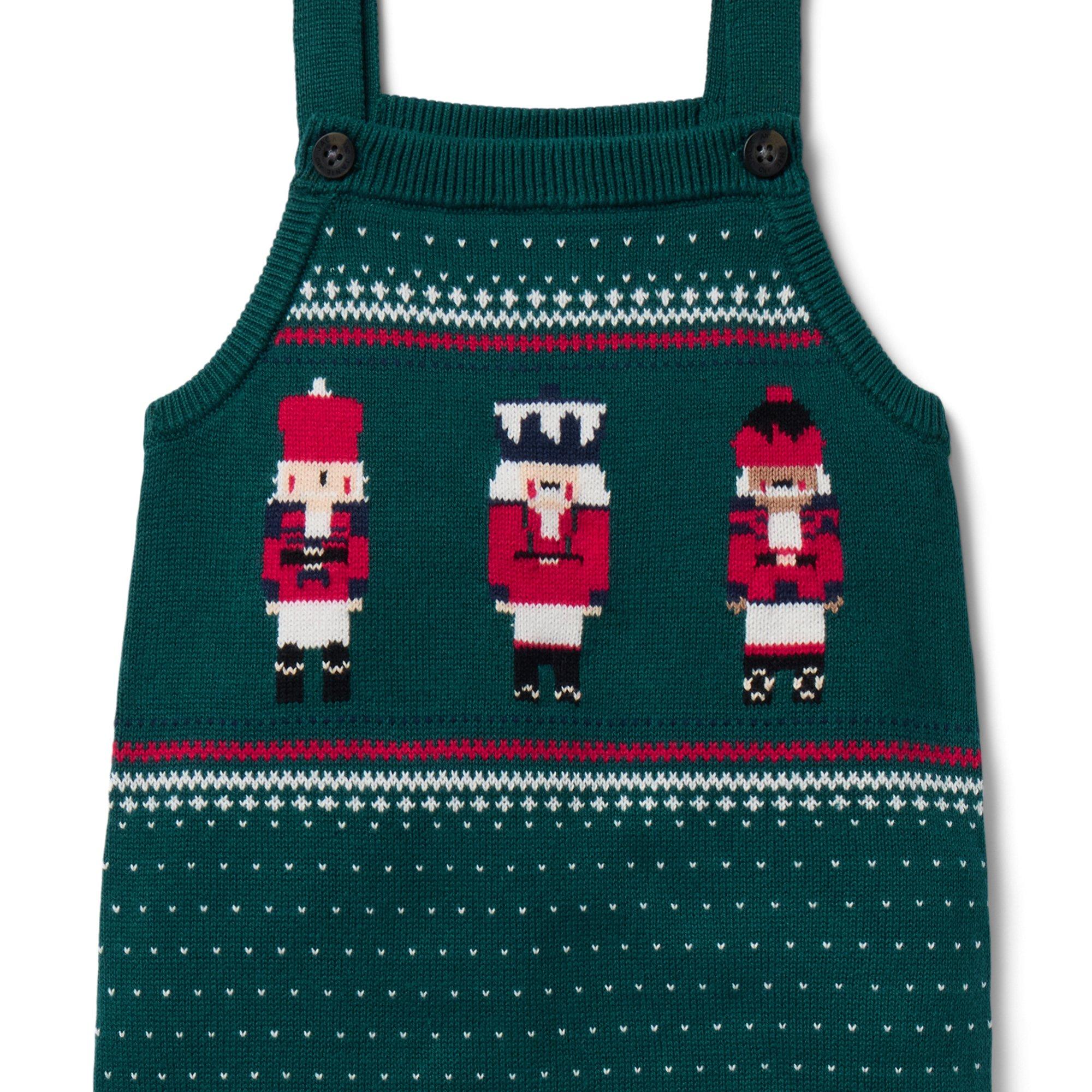 Baby Nutcracker Sweater Overall image number 1