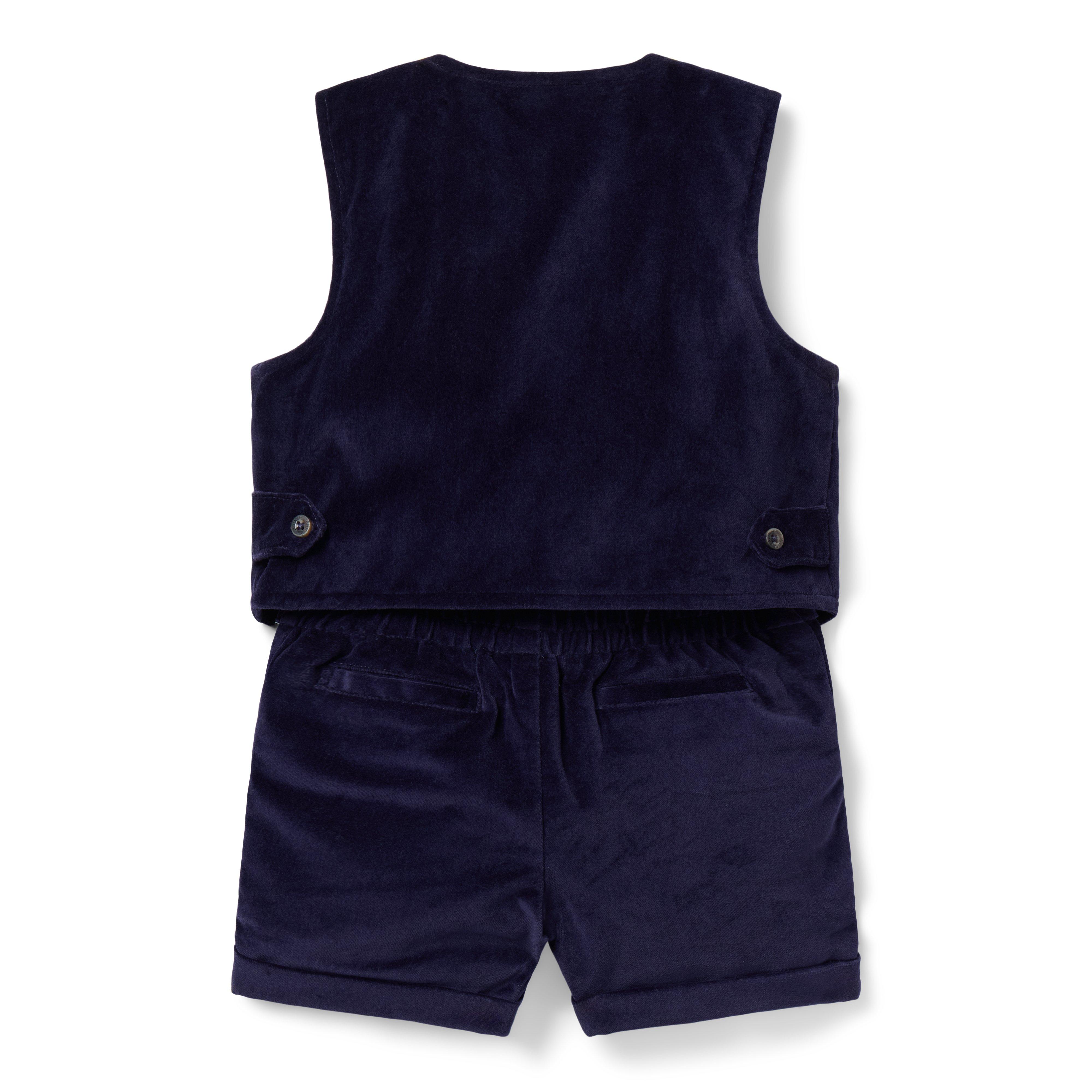 The Well Suited Velvet Baby Set image number 2