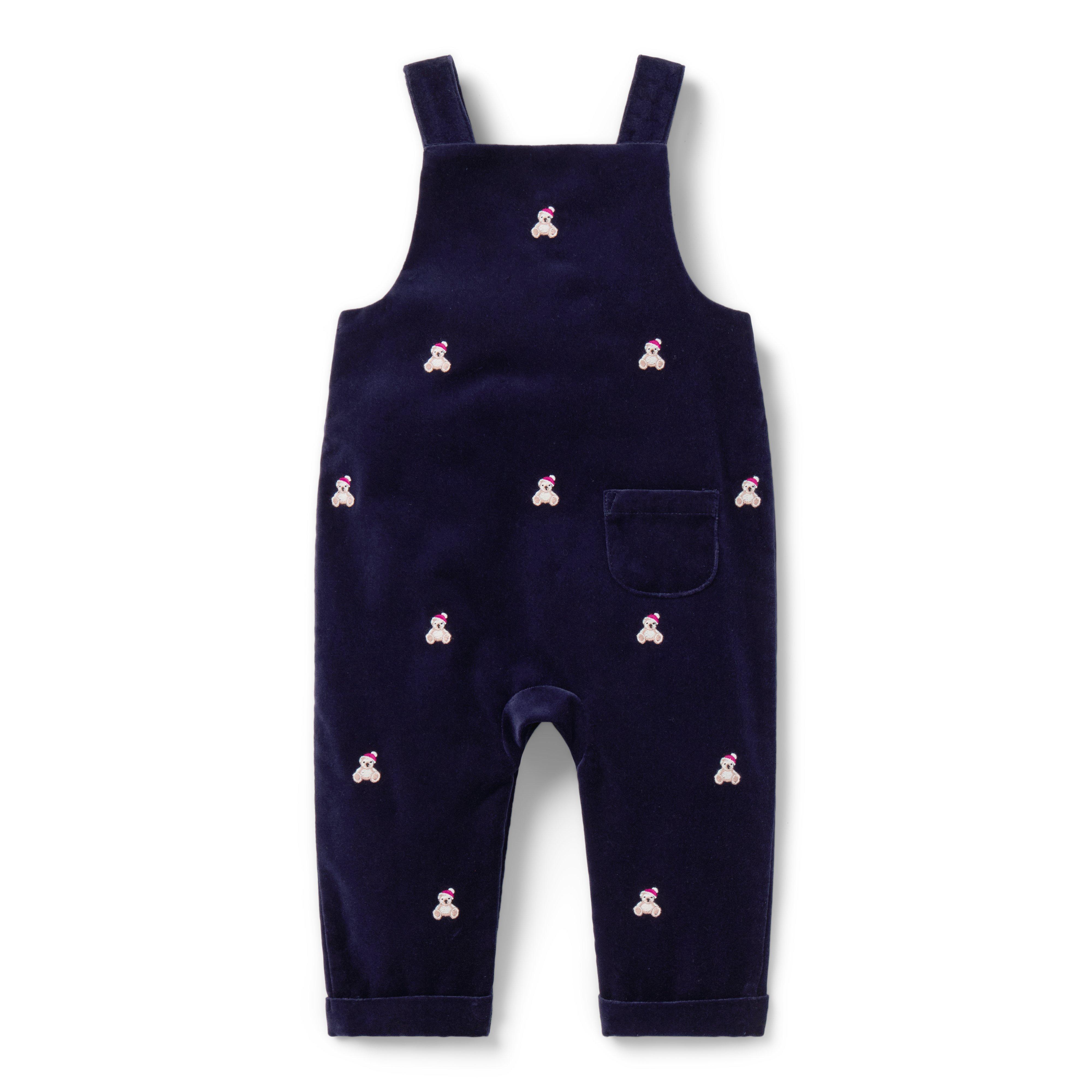 The Holiday Bear Baby Overall image number 2