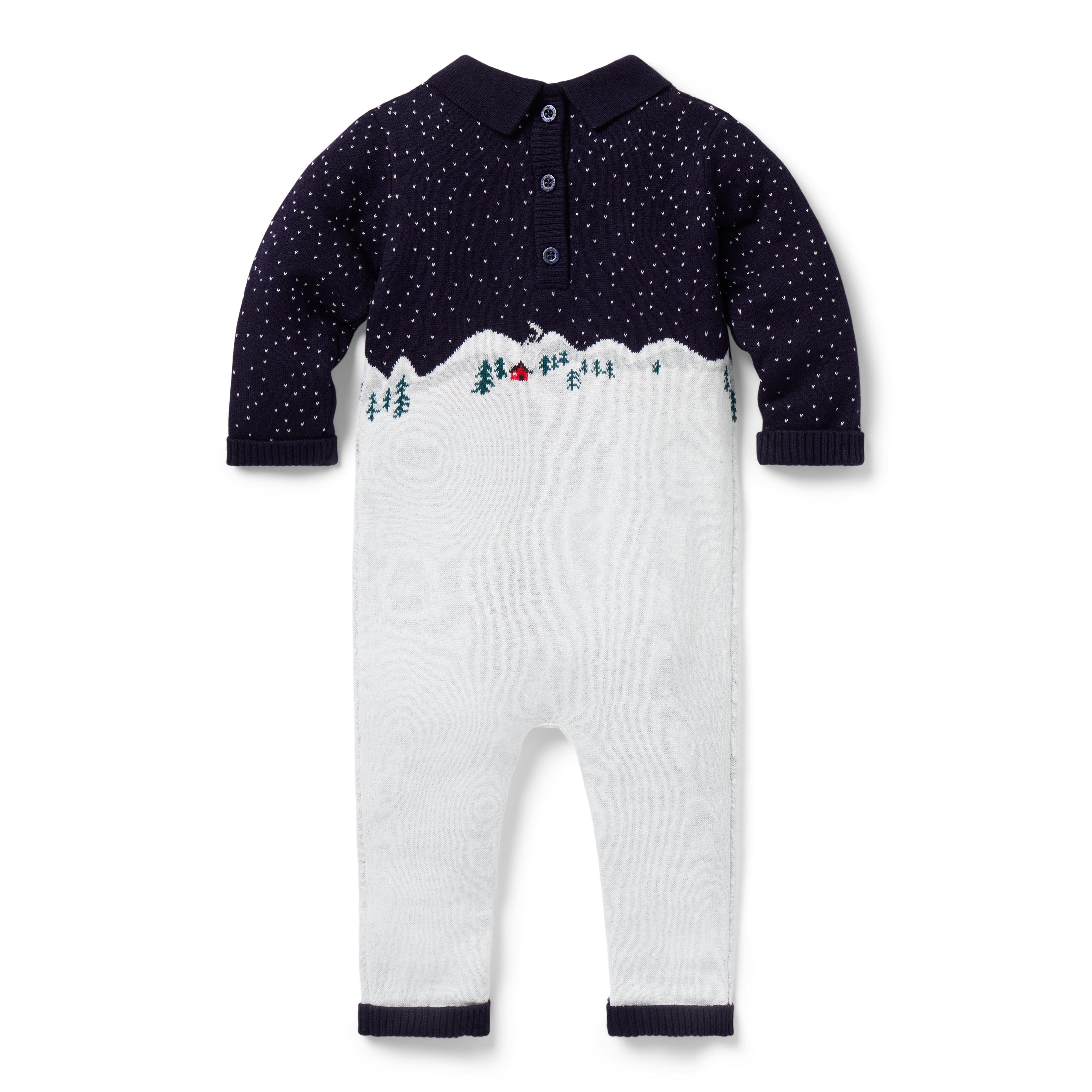 Baby Train Collared One-Piece image number 2