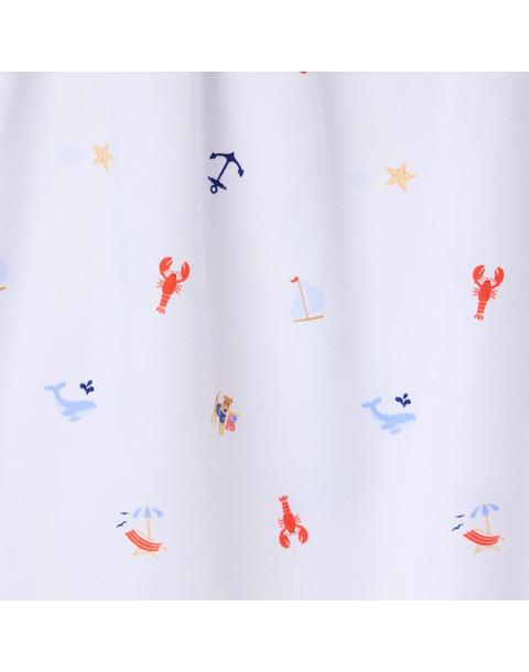Classic Nightgown In Nautical Icon