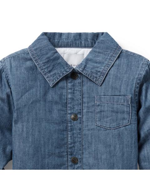 Baby Chambray Puffer Jacket