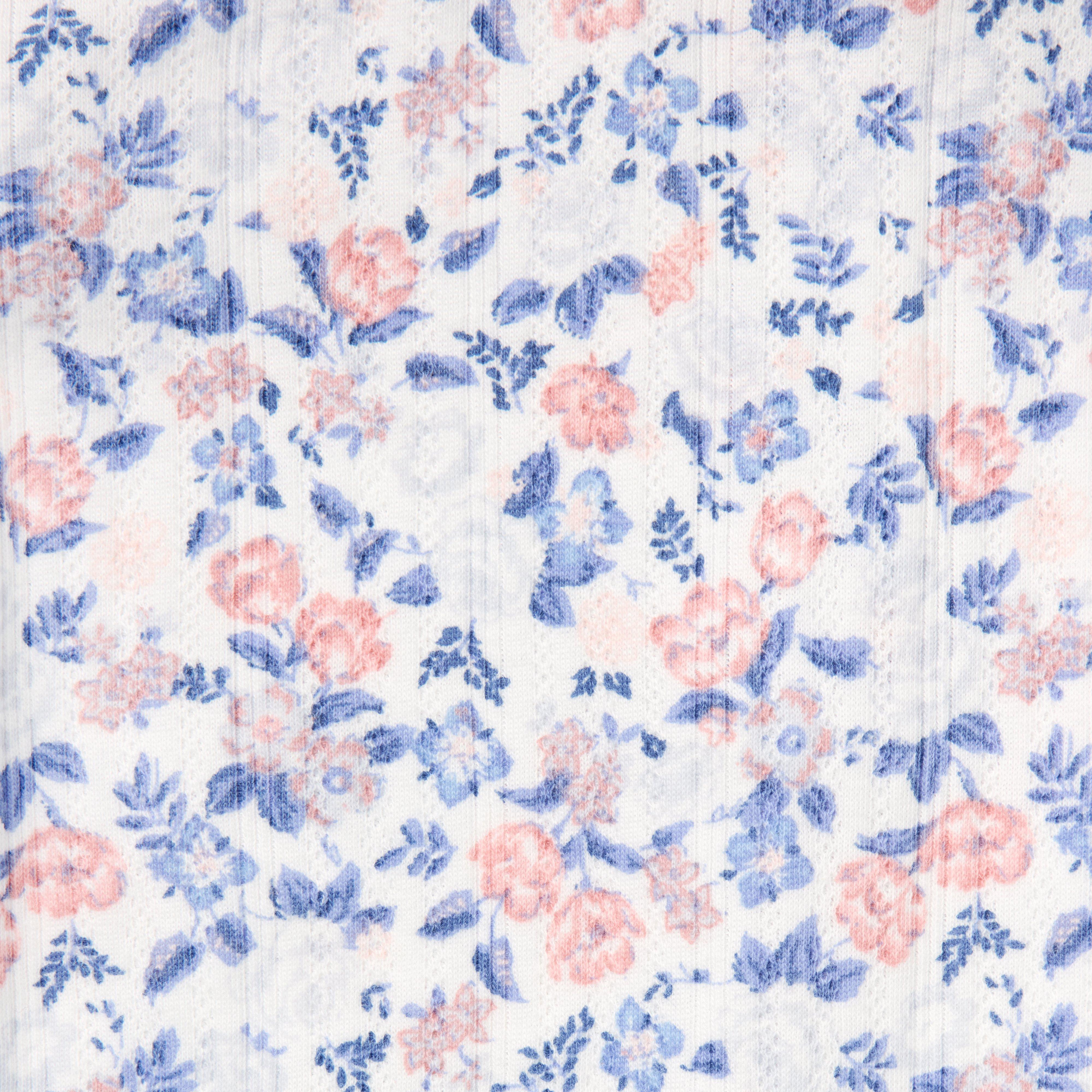Baby Ditsy Floral Ruffle Collar Matching Set image number 1
