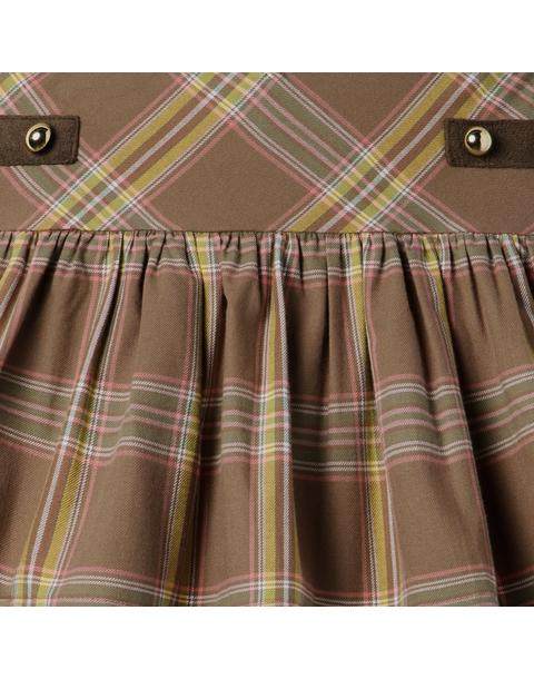 Plaid Ruffle Skirt
