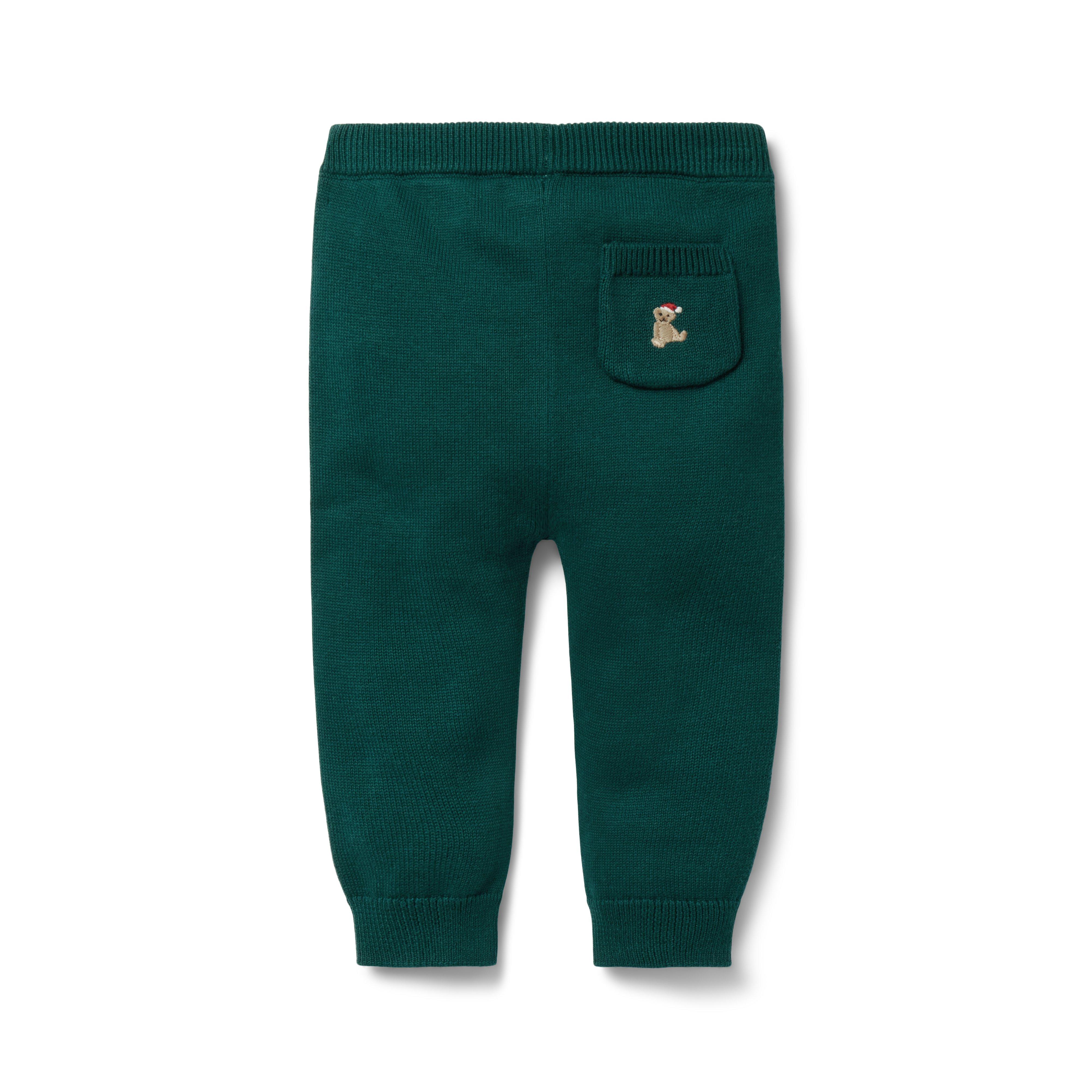 Baby Embroidered Pocket Sweater Pant image number 1