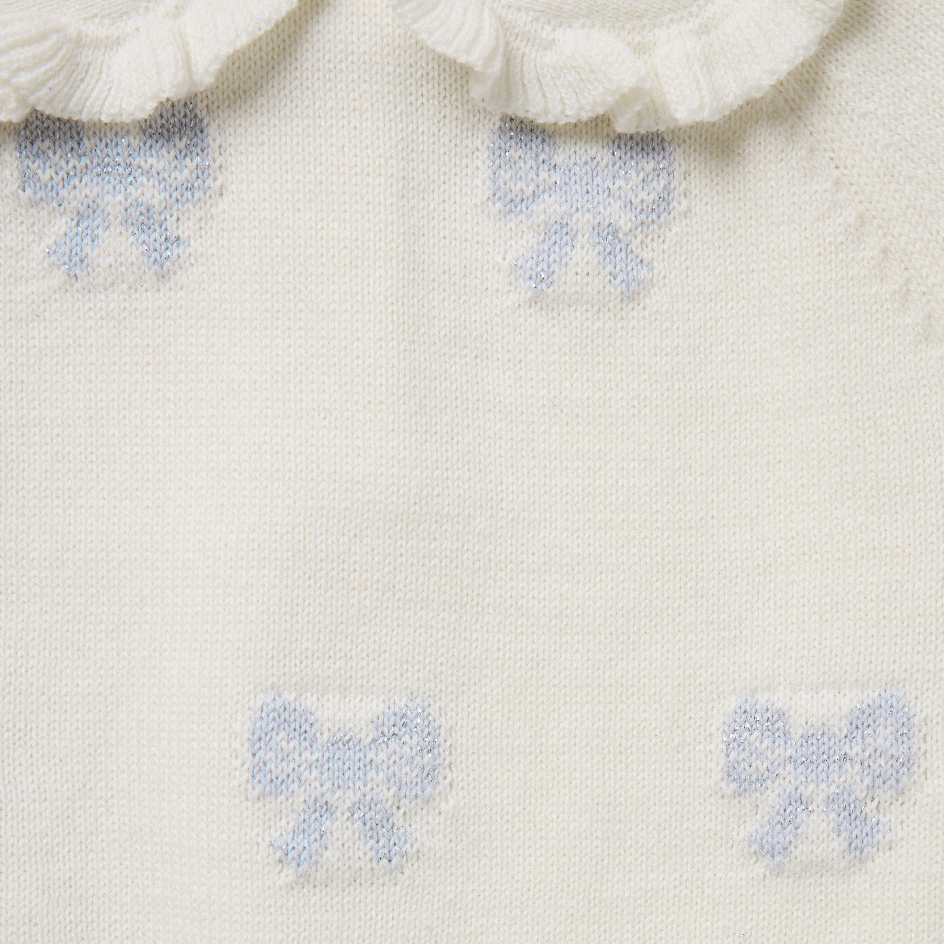 Baby Bow Collared Sweater image number 2