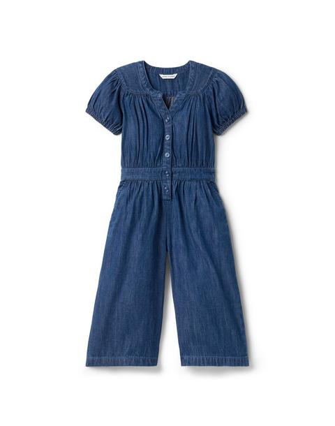 The Denim Wide Leg Jumpsuit
