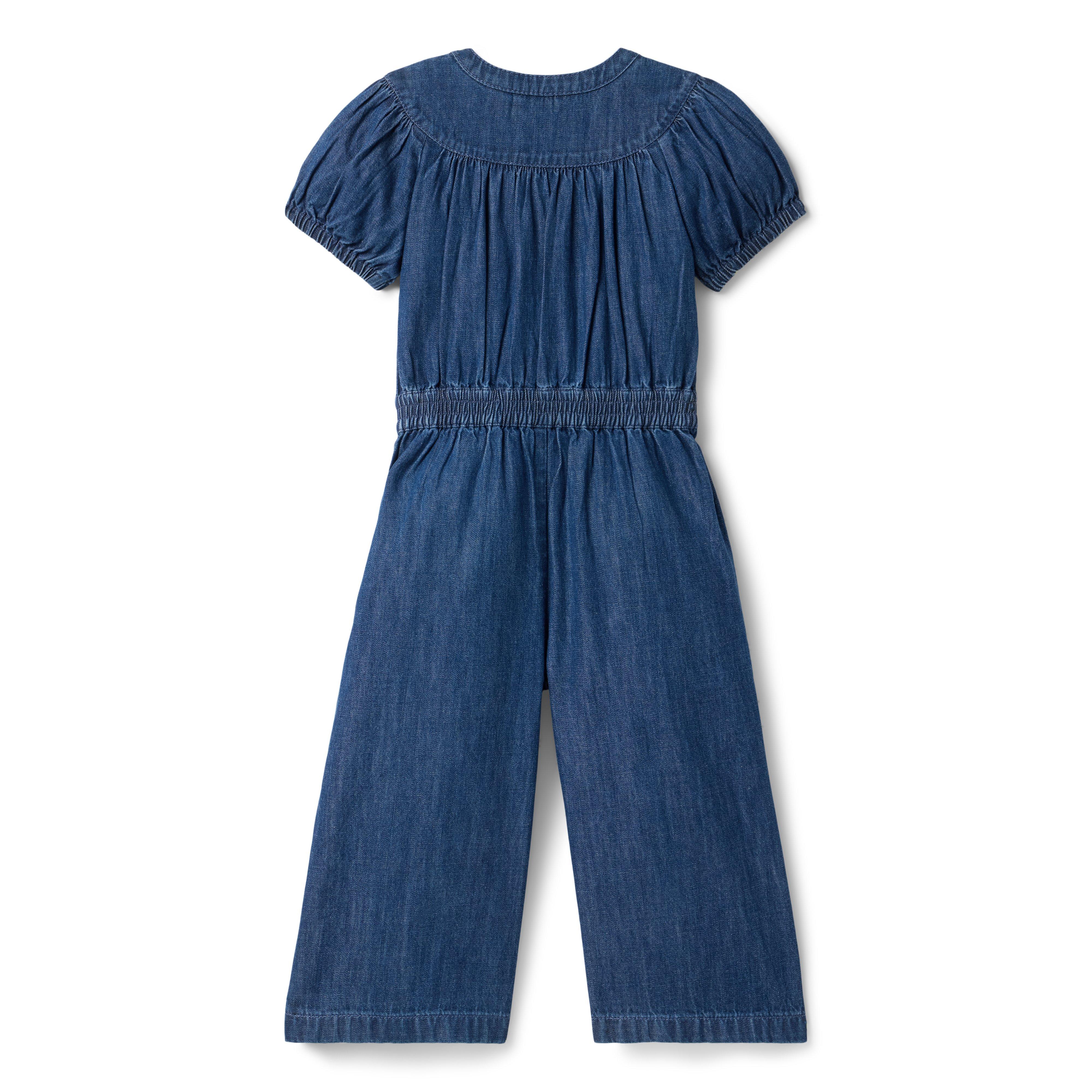 The Denim Wide Leg Jumpsuit image number 1