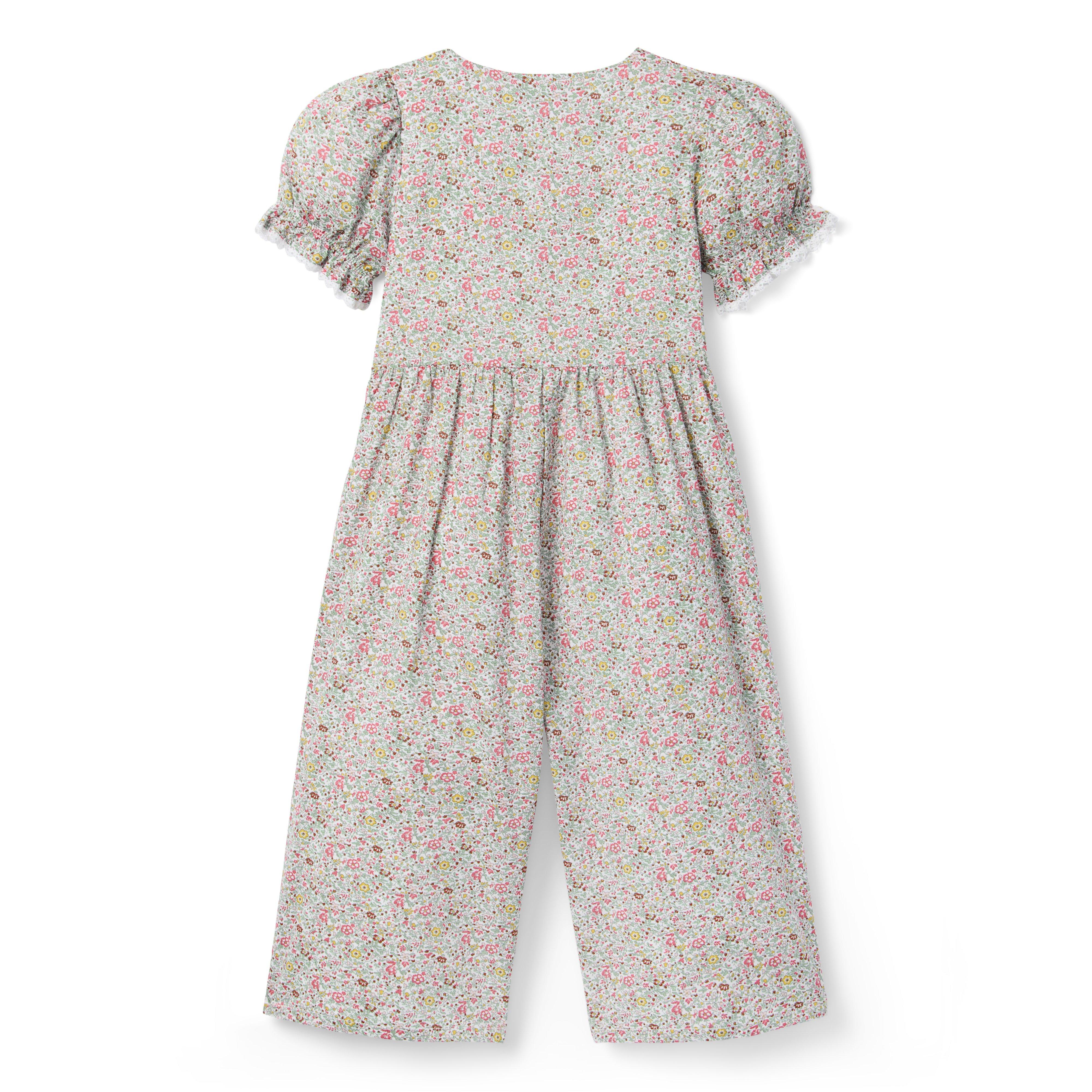 Ditsy Floral Pintuck Jumpsuit image number 2