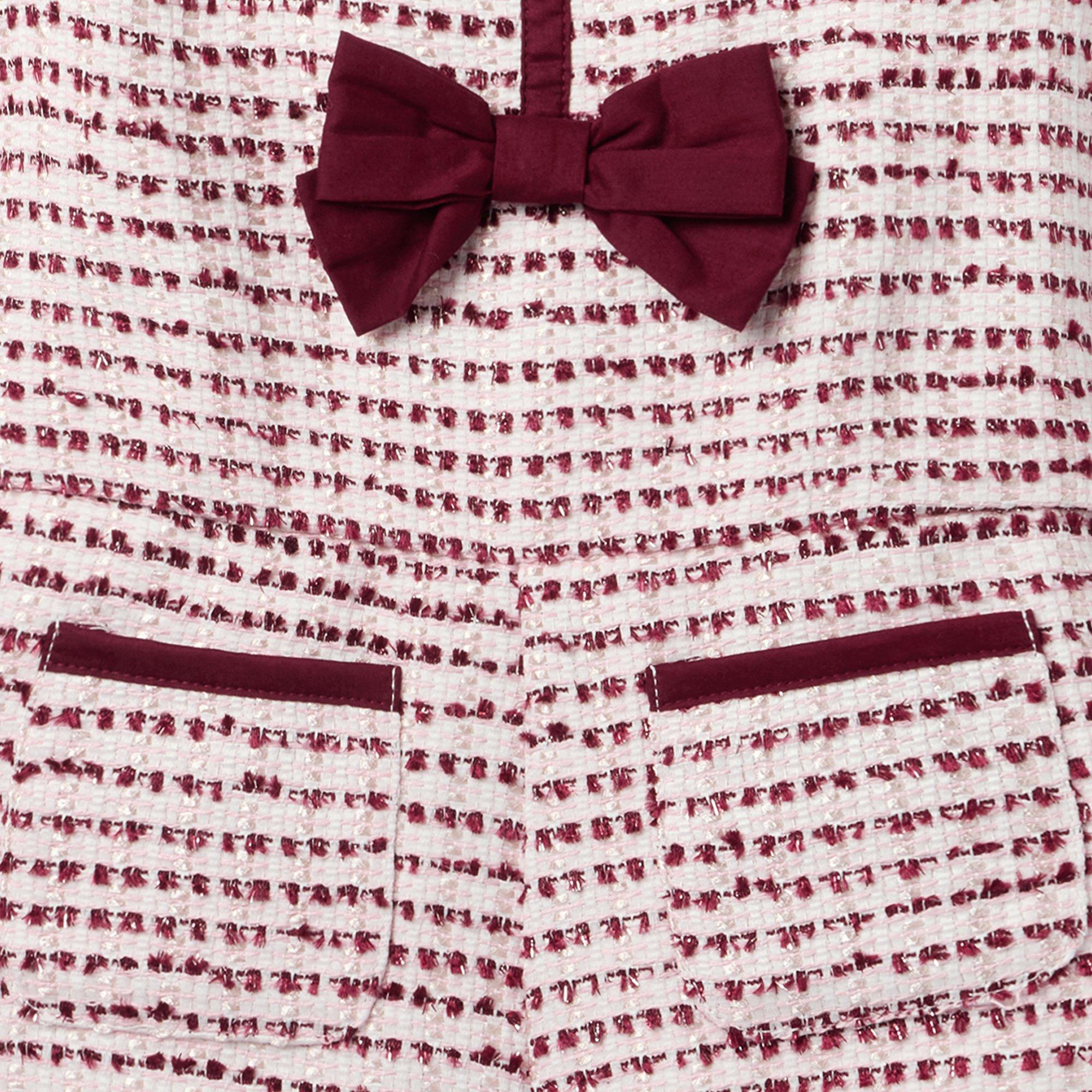 The Tweed Bow Romper image number 2