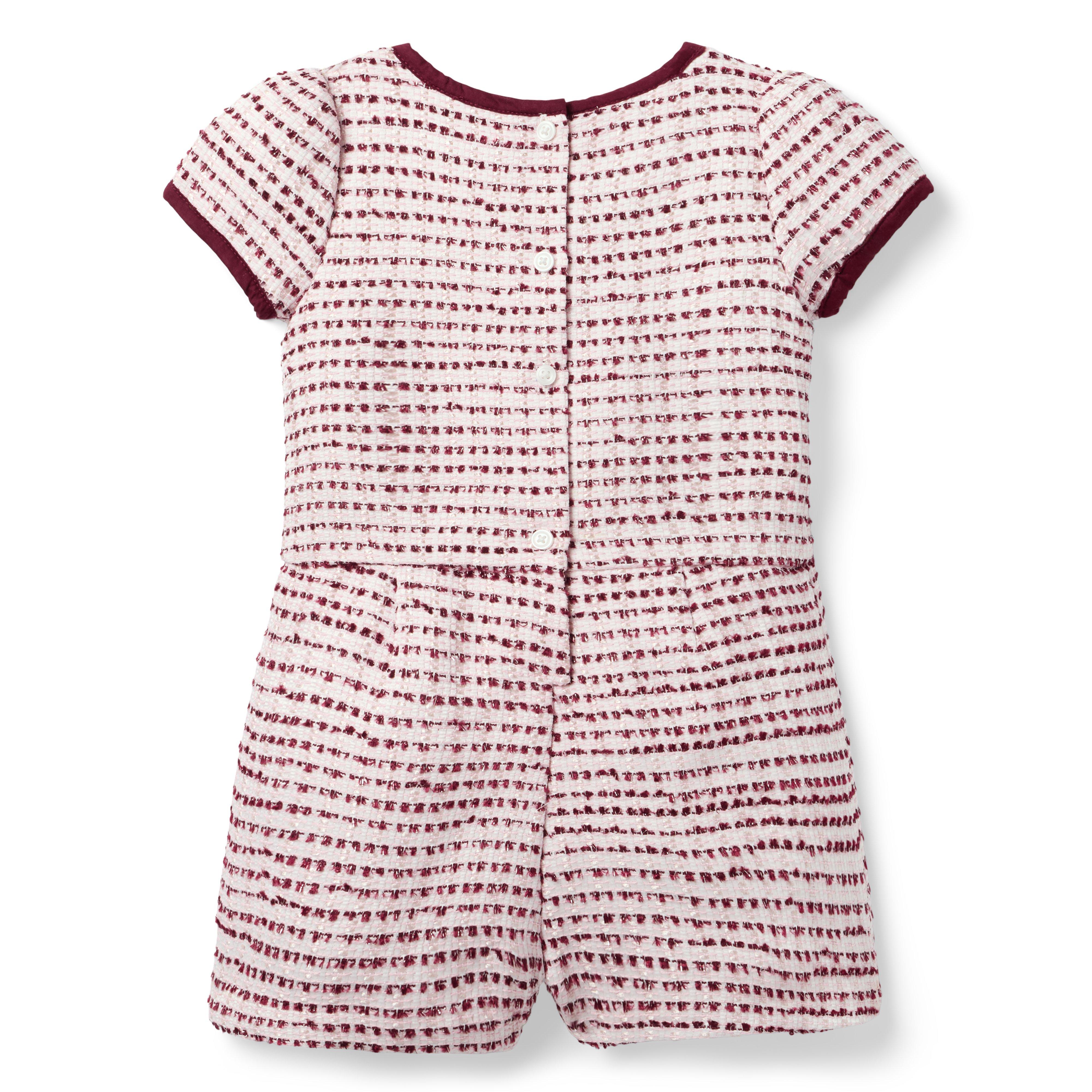 The Tweed Bow Romper image number 1