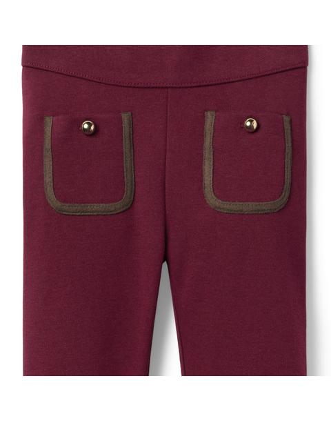 Patch Pocket Ponte Pant