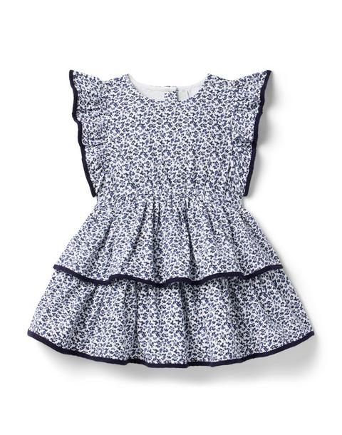 Ditsy Floral Tiered Ruffle Dress