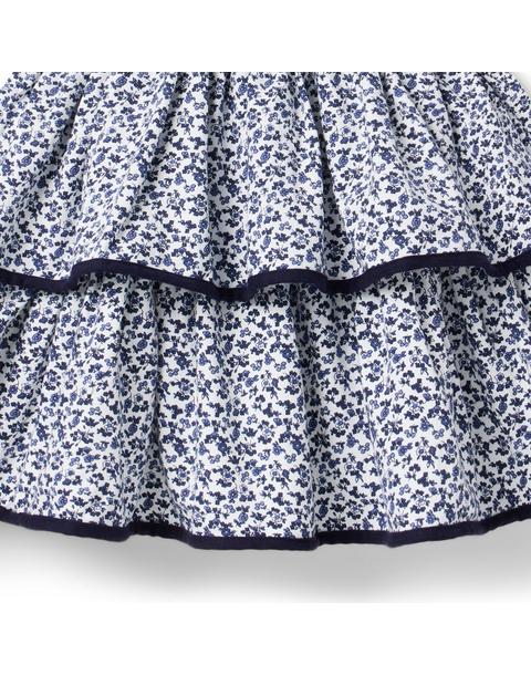 Ditsy Floral Tiered Ruffle Dress