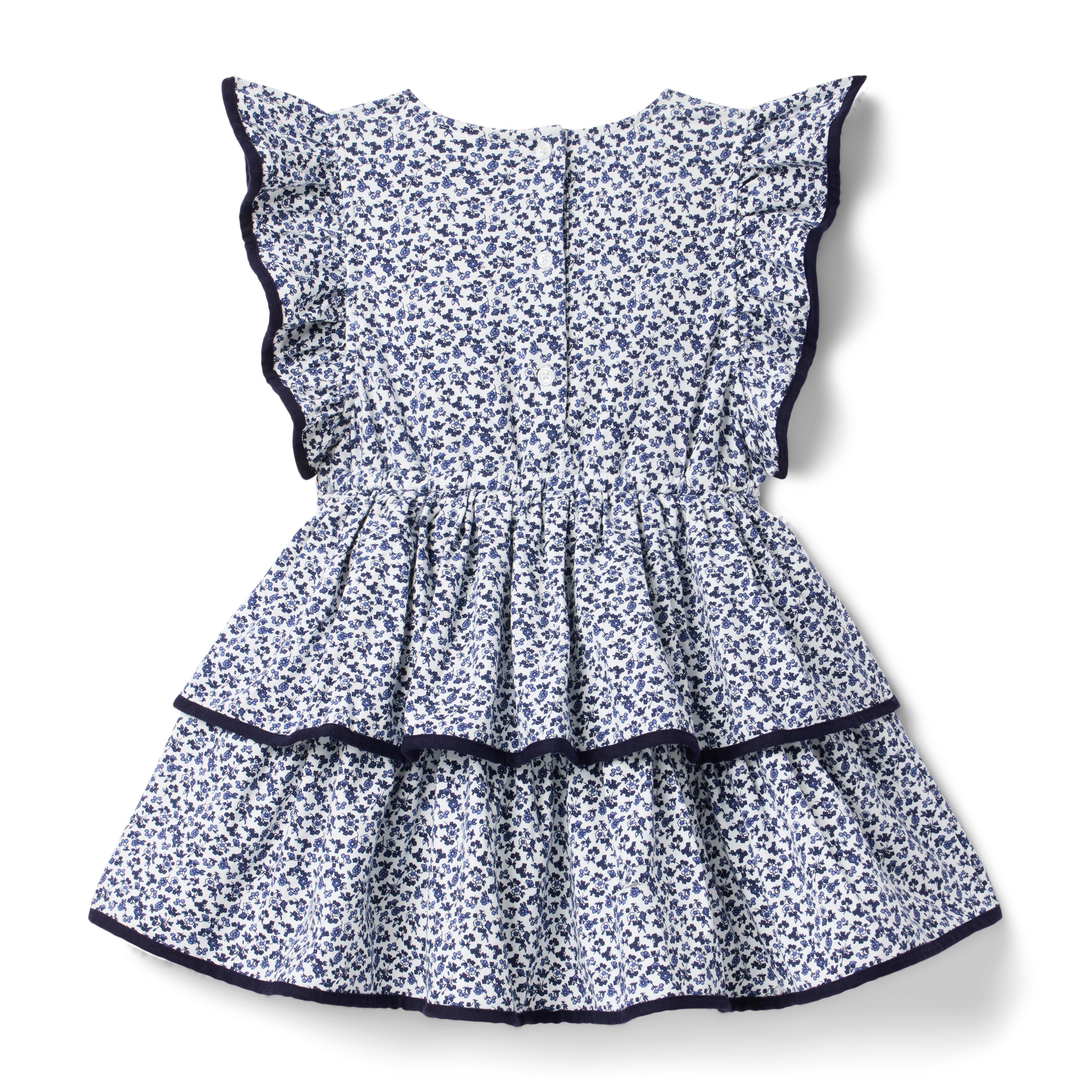 Ditsy Floral Tiered Ruffle Dress image number 2