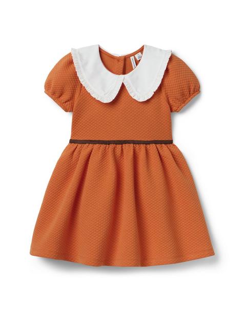 Quilted Collared Dress